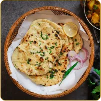 Fresh naan from the tandoor