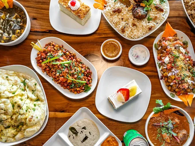 A full Bawarchi table spread